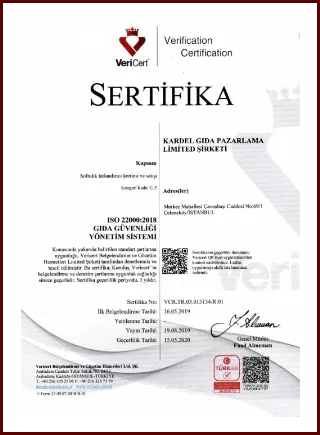 Kalite ve Gıda Güvenliği Politikası