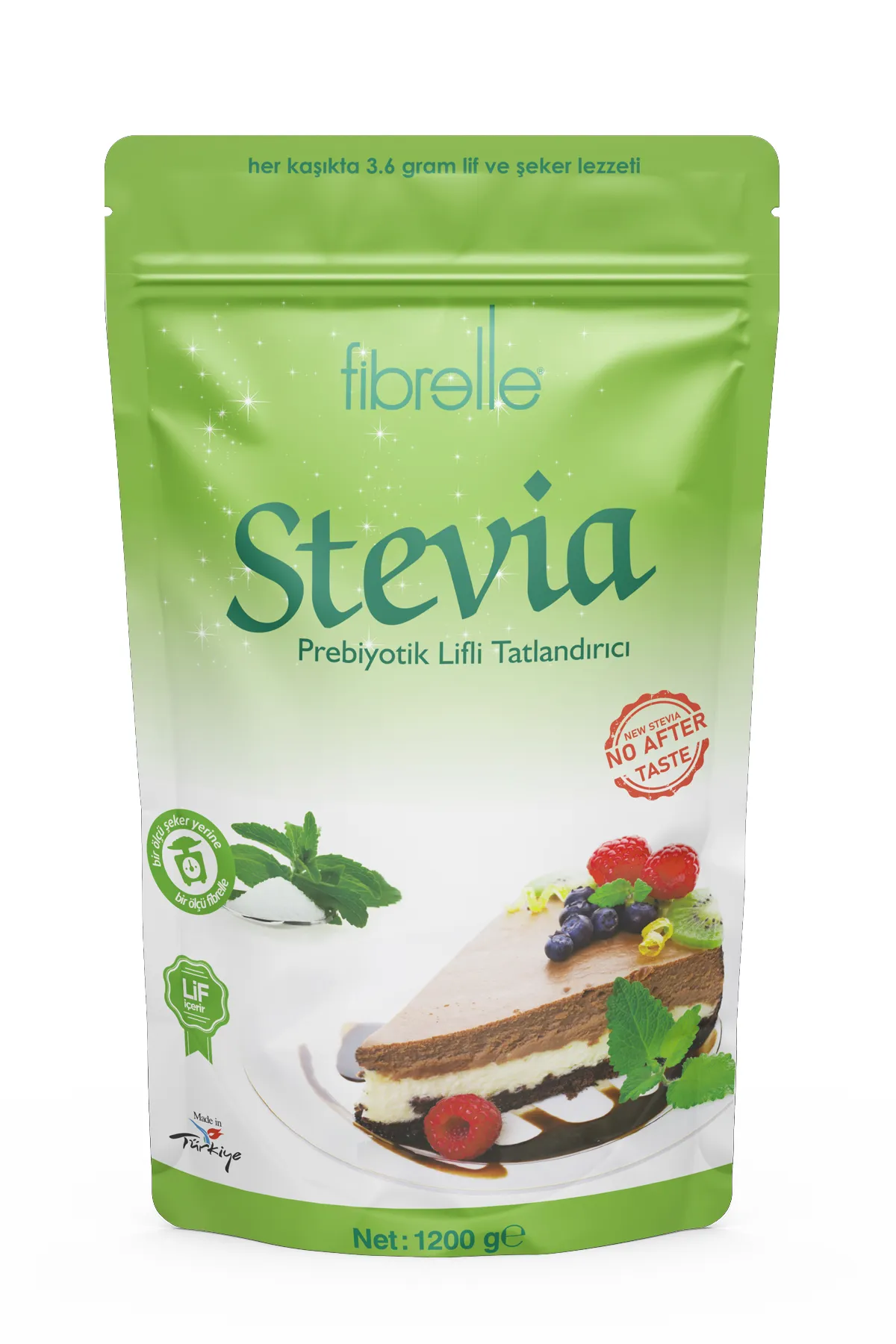 Fibrelle Prebiyotik Lifli Stevia Tatlandırıcı (1200g Ambalaj )