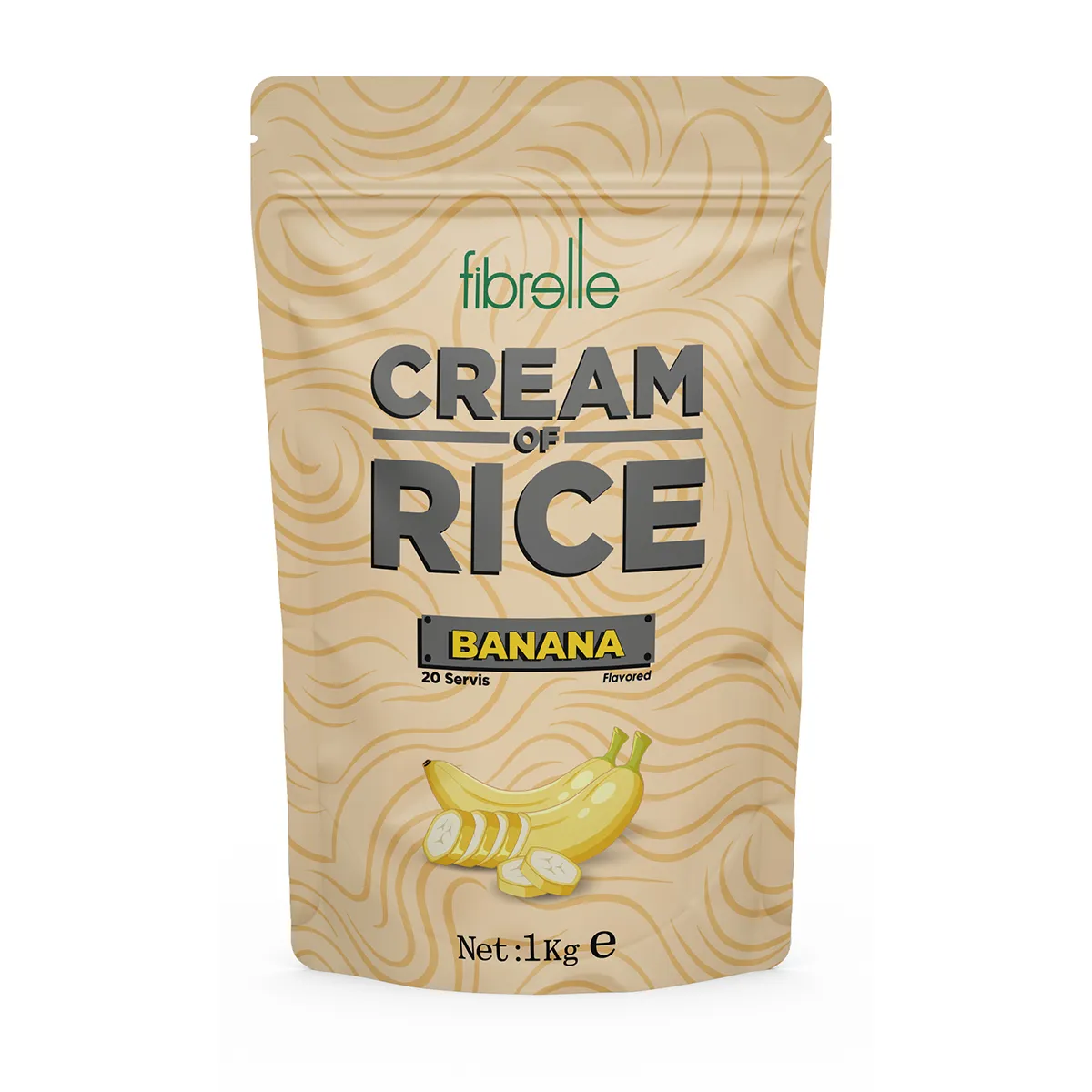 Fibrelle RİCE CREAM Muz 1 Kg