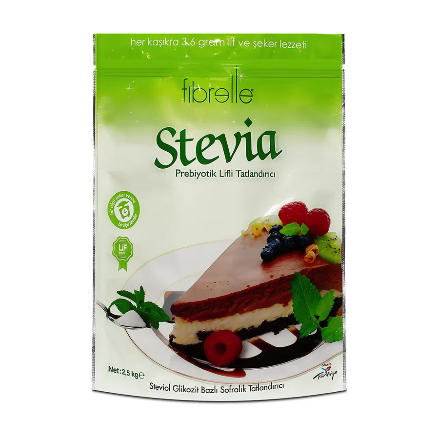 Fibrelle Prebiyotik Lifli Stevia Tatlandırıcı (2,5 Kg Ambalaj )