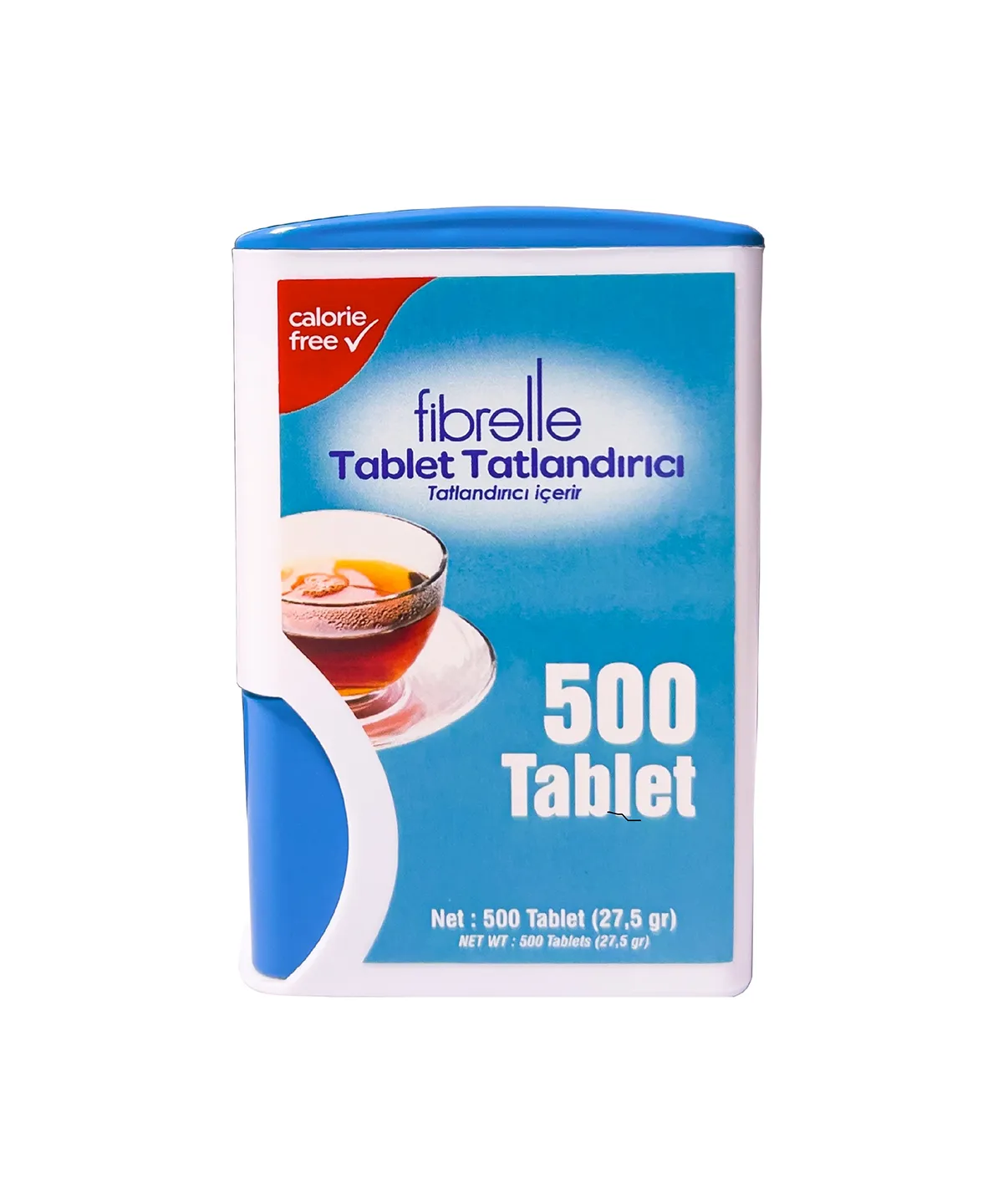 Fibrelle Sakarinli Tablet Tatlandırıcı 500'lük Kutu