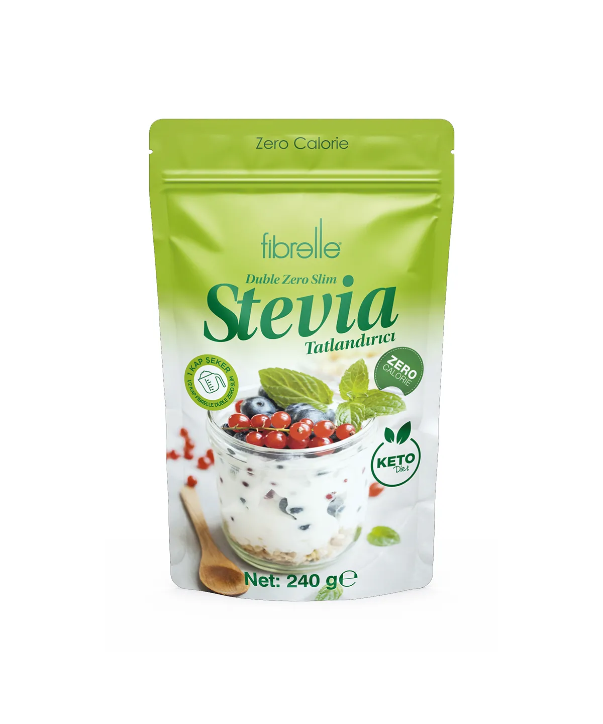 Fibrelle Duble Zero Slim Stevia Sweetener 240 g
