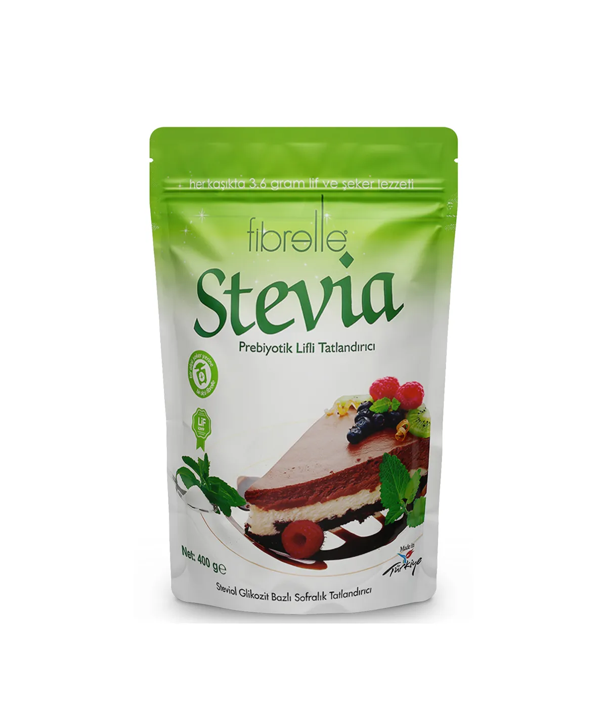 Fibrelle Prebiyotik Lifli Stevia Tatlandırıcı (400 gr)