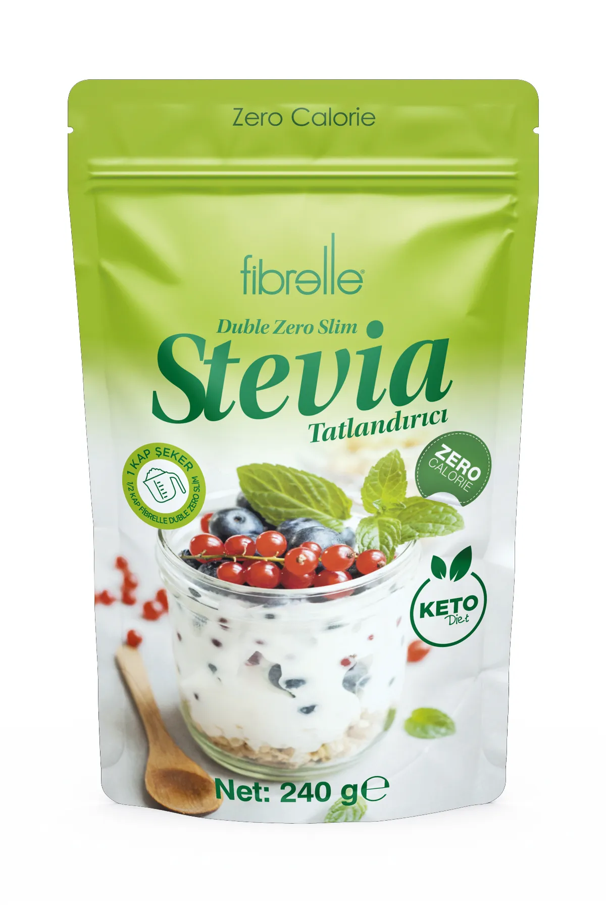 Fibrelle Duble Zero Slim Stevia Sweetener 240 g